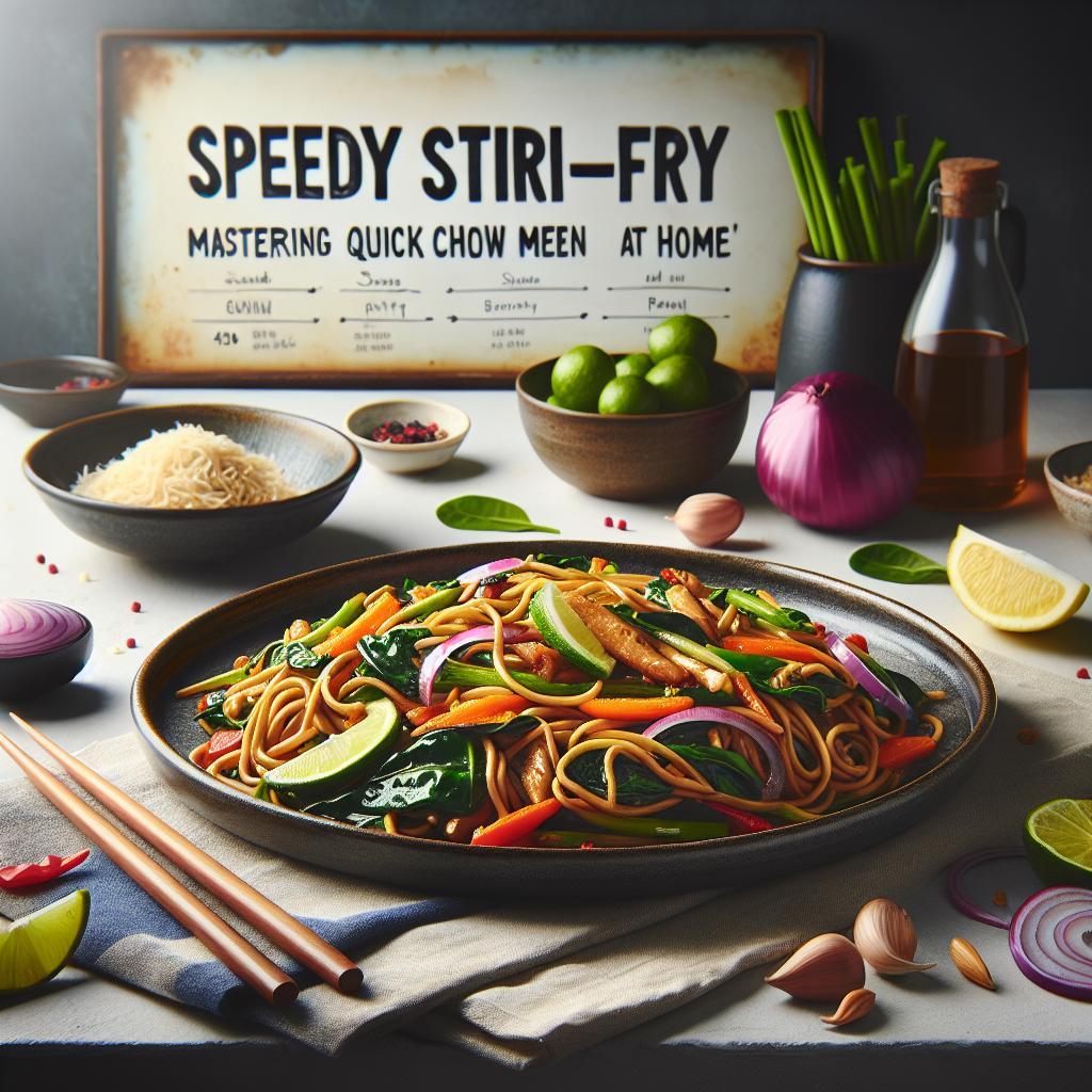 Speedy Stir-Fry: Mastering Quick Chow Mein at Home