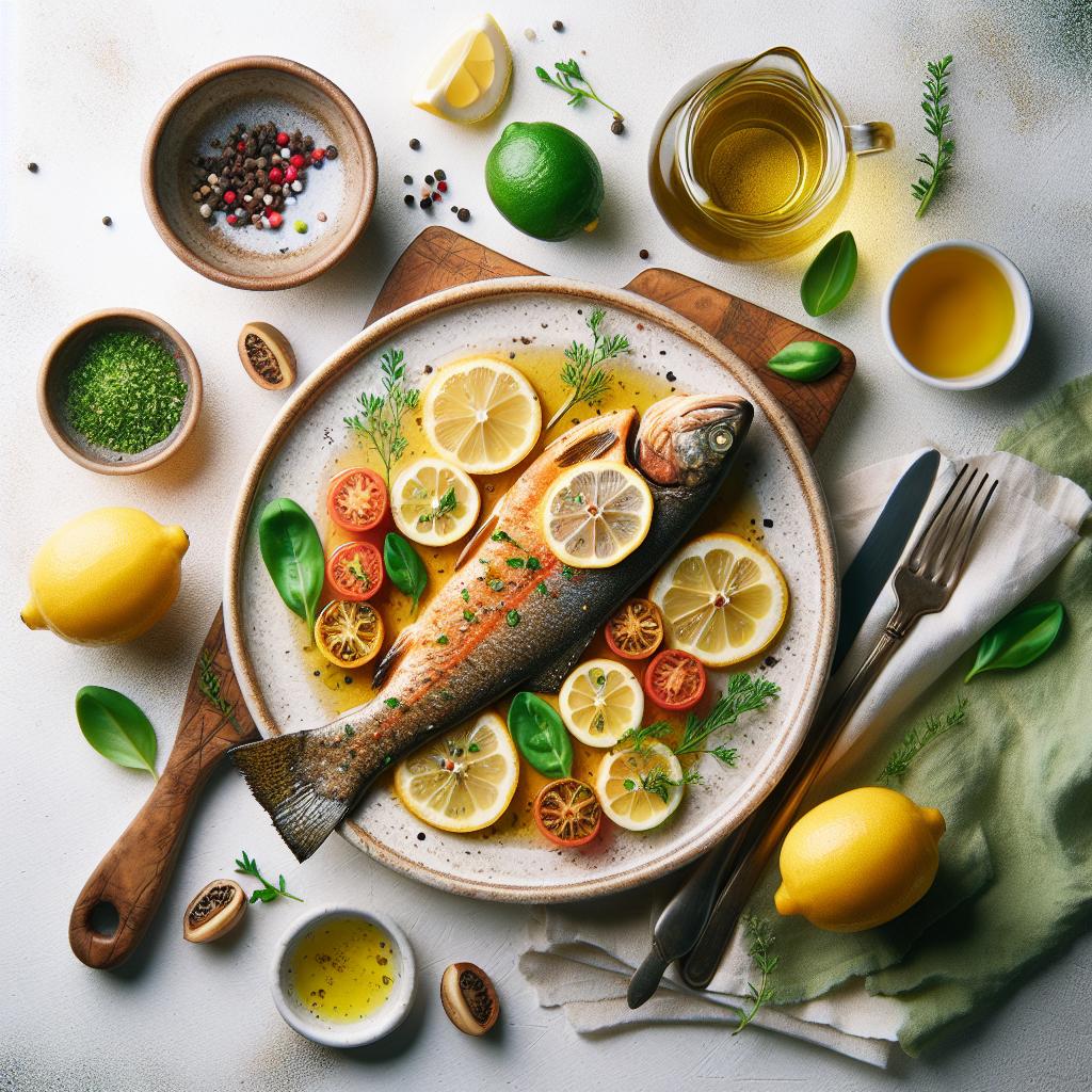 Zesty Baked Trout with Lemon: A Fresh and Flavorful Delight