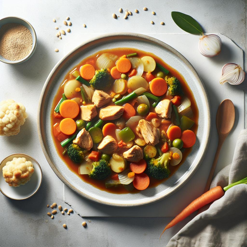 Hearty Chicken and Vegetable Stew: A Nutritious Comfort Meal