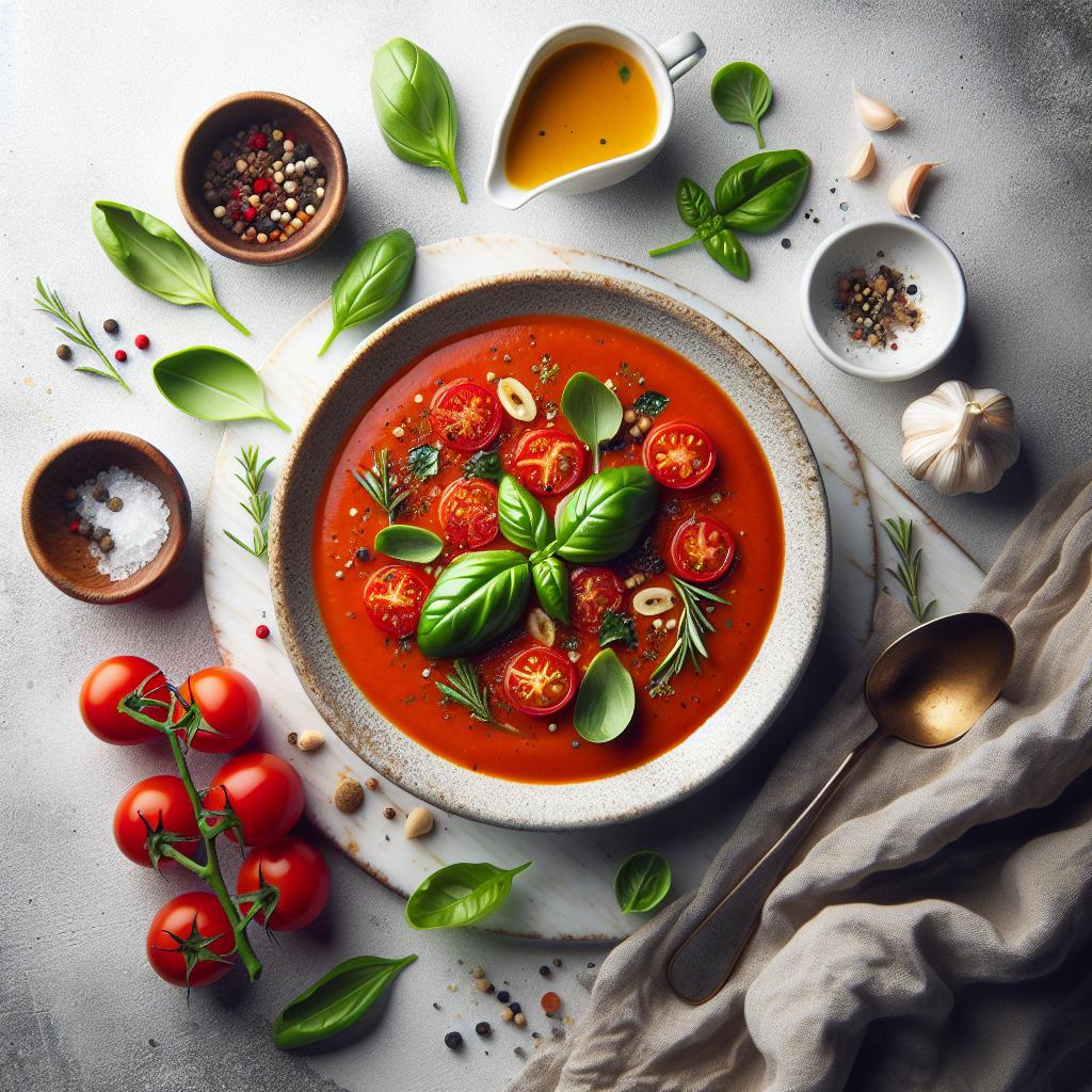 Fresh and Flavorful: The Art of Simple Tomato Basil Soup