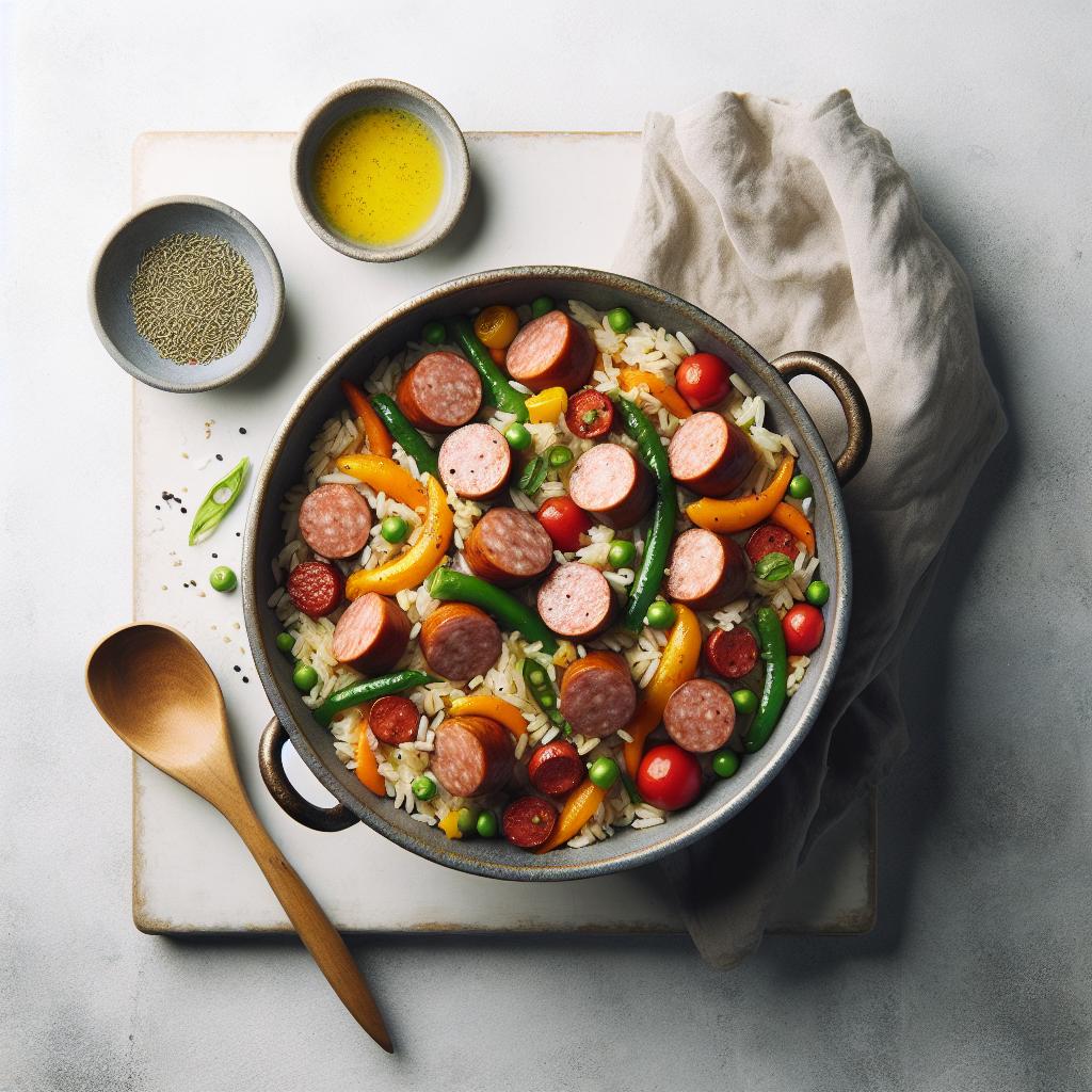 Flavor-Packed One Pot Sausage and Rice: Easy Comfort Meal