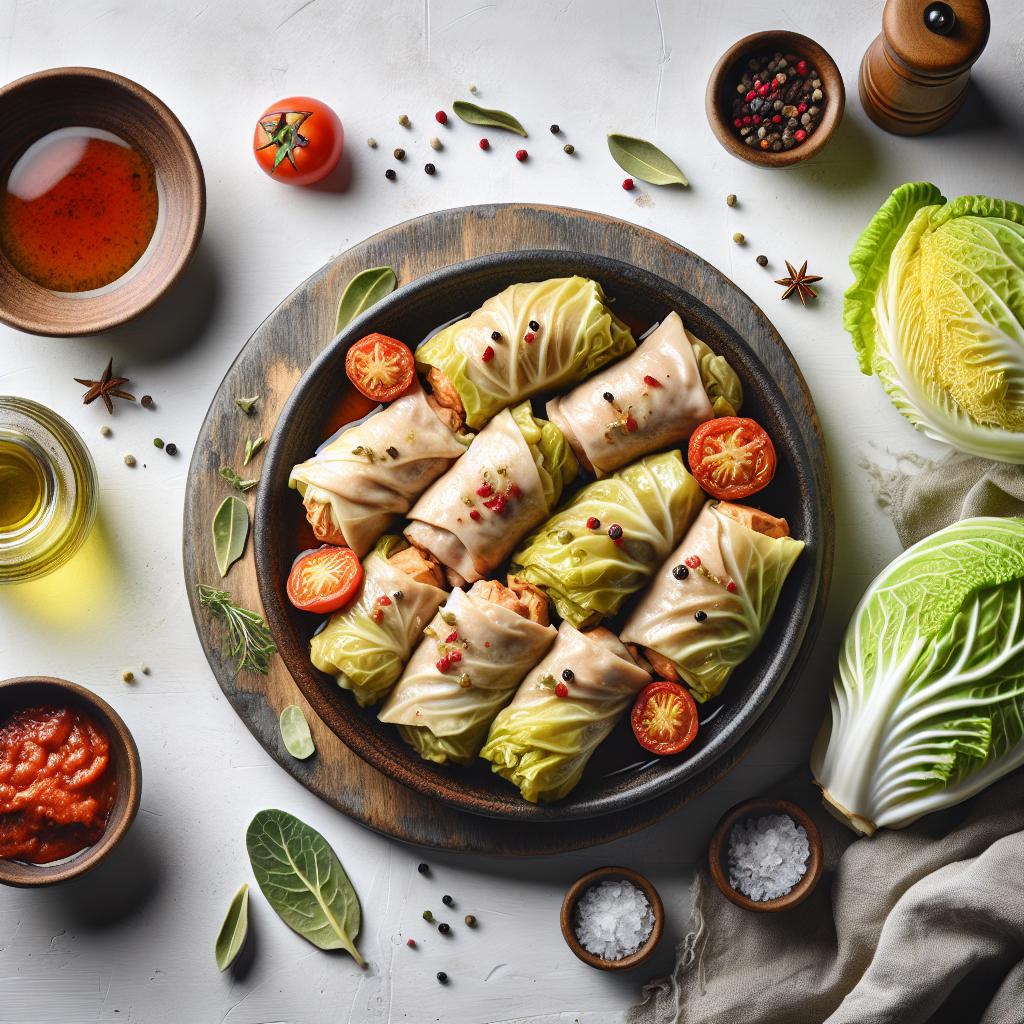 Savory Turkey Stuffed Cabbage Rolls: A Hearty Delight