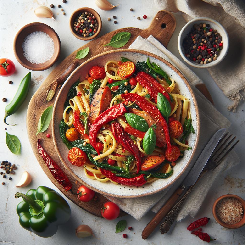 Roasted Red Pepper Pasta: A Flavorful Twist on Classic Pasta