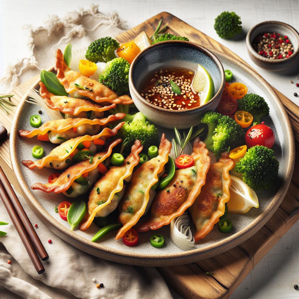 Crispy Veggie Potstickers: A Flavor-Packed Delight