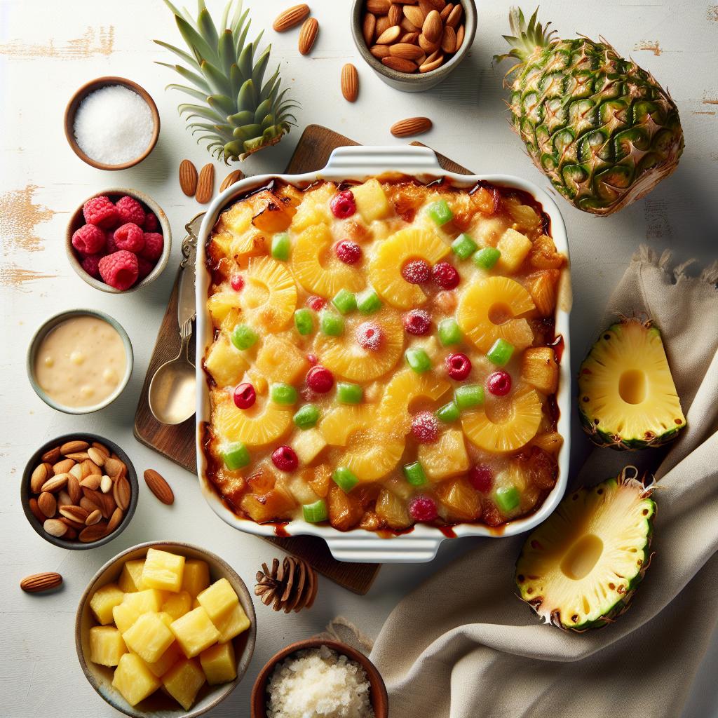 Sweet & Savory Southern Pineapple Casserole Delight