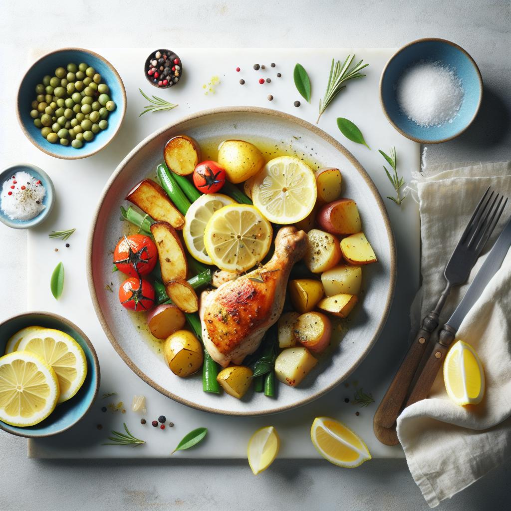Zesty Greek Lemon Chicken and Potatoes: A Tangy Classic