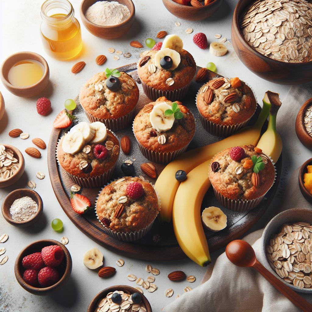 Wholesome Banana Oat Muffins: Nutritious & Delicious Bites