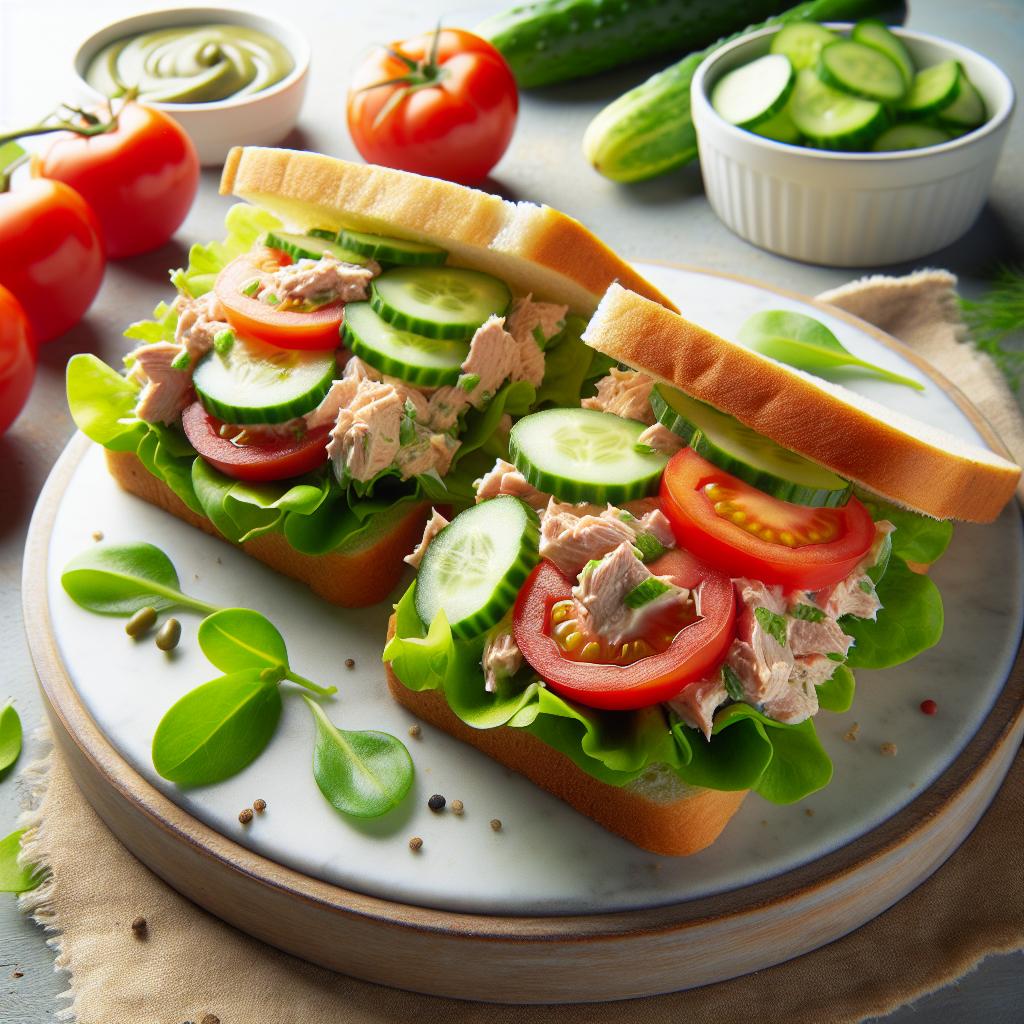 Speedy Tuna Salad Sandwiches: Fresh, Fast & Flavorful!