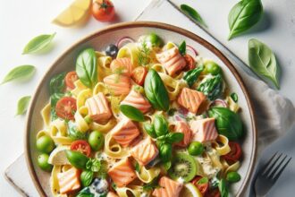 Savor the Delight: Creamy Salmon Pasta Recipe Unveiled