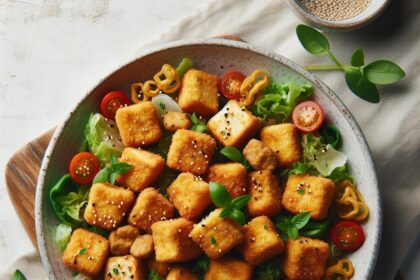 Golden Crispy Air Fryer Tofu Bites: Easy & Delicious!