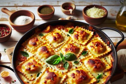 Cheesy Baked Ravioli: A Crispy, Melty Italian Delight