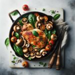 Savor Skillet Chicken with Mushrooms: A Flavorful Delight