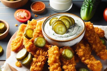 Crispy Fried Pickles with Ranch: A Tangy Twist to Snack Time