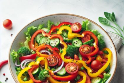 Pepper Salad Perfection: A Colorful Burst of Fresh Flavors