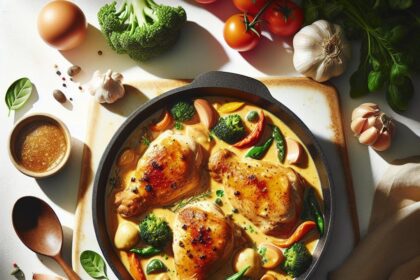 One-Pot Creamy Garlic Chicken: Easy, Flavorful Dinner Magic