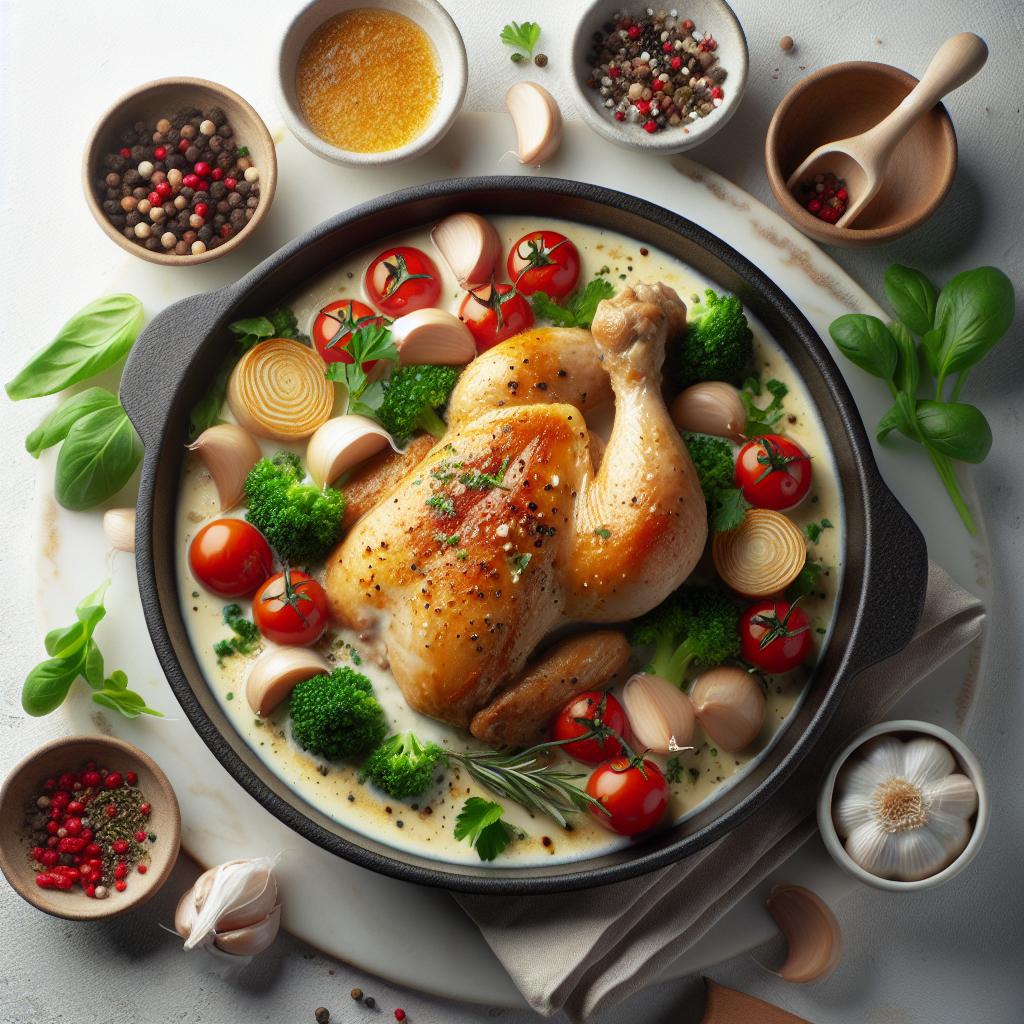 One-Pot Creamy Garlic Chicken: Easy, Flavorful Dinner Magic