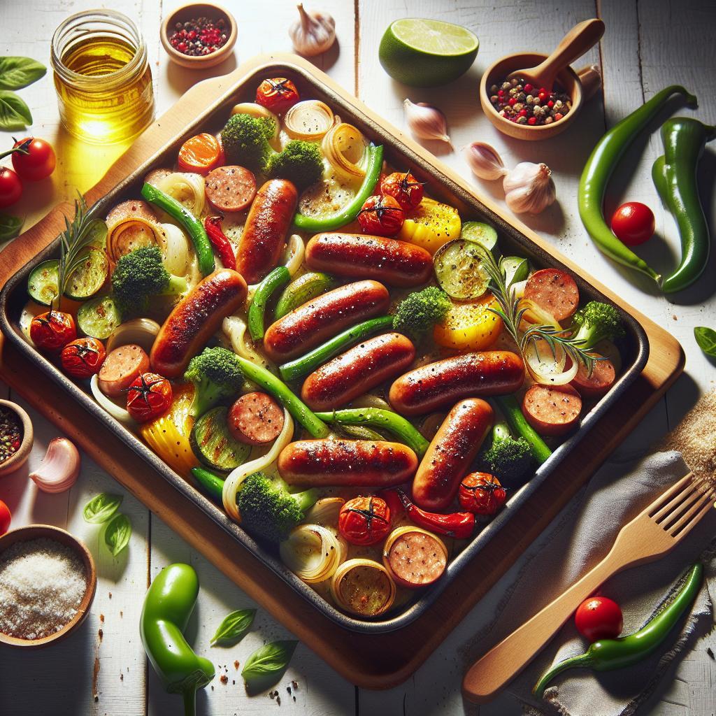 One-Pan Wonders: Easy & Flavorful Sheet Pan Chicken Sausage