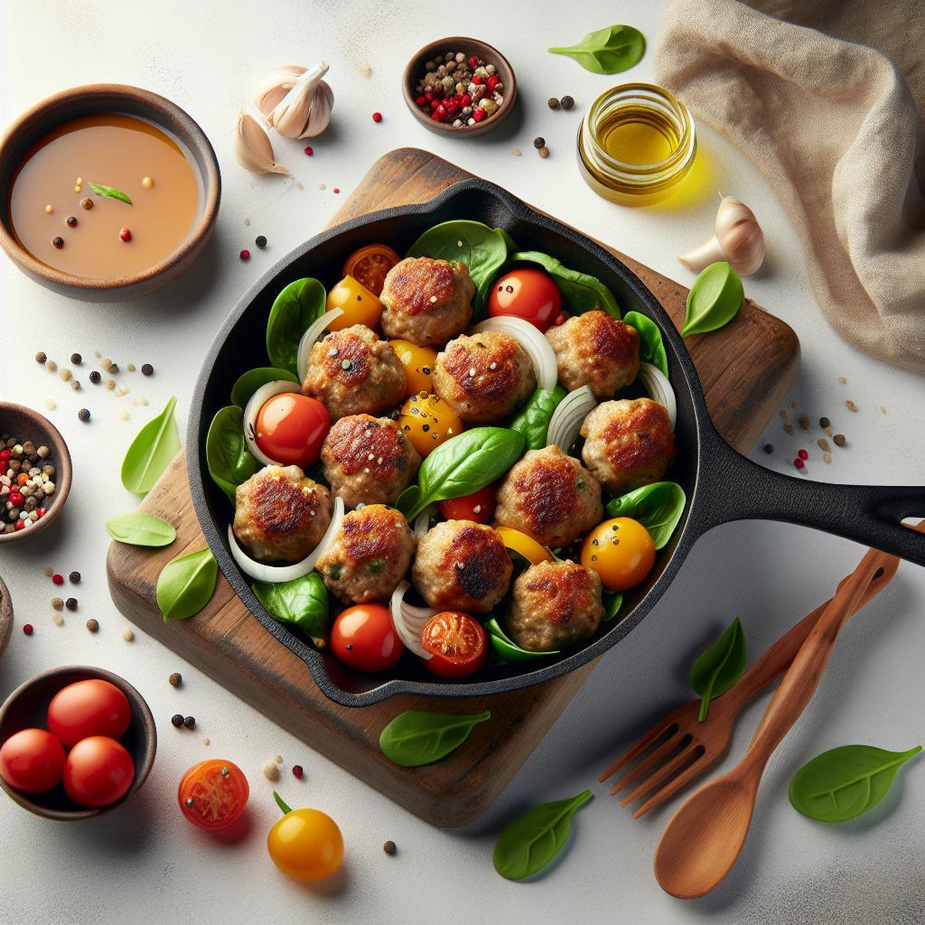Savory Skillet Turkey Meatballs: Quick & Healthy Dinner Ideas