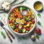 Colorful Roasted Vegetable Bowl: A Nourishing Flavor Boost