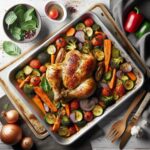 One-Pan Wonder: Flavorful Sheet Pan Chicken & Veggies Roast