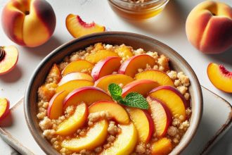 Timeless Delight: Crafting Old Fashioned Peach Crisps