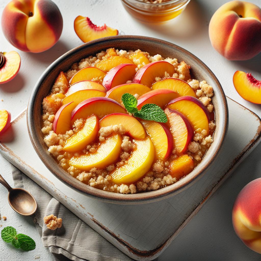 Timeless Delight: Crafting Old Fashioned Peach Crisps