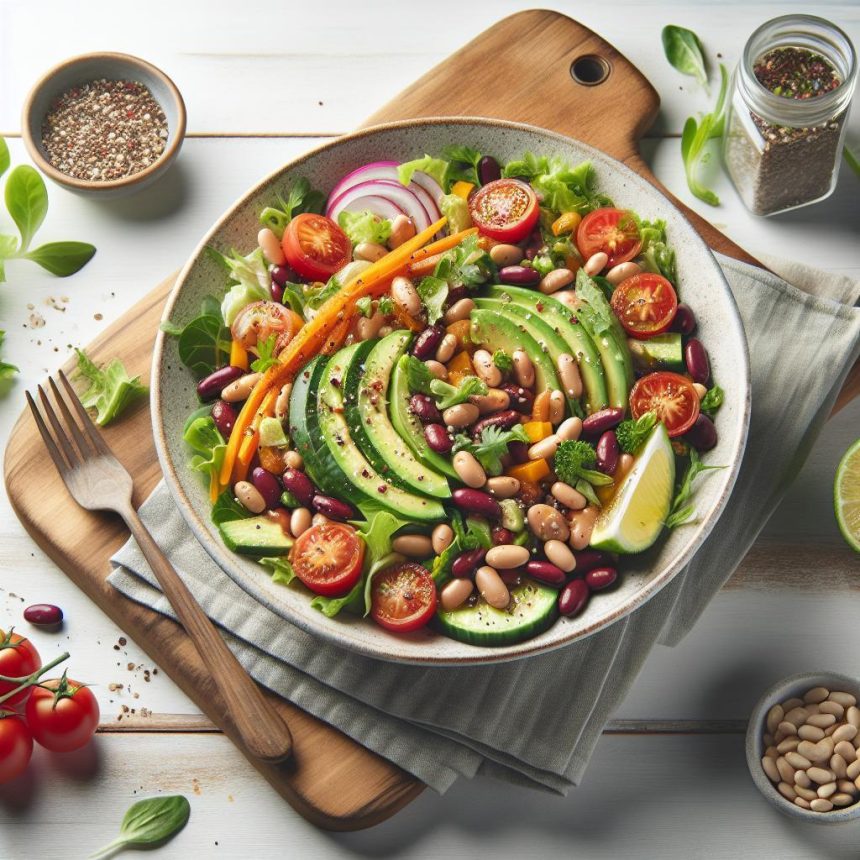 Zesty Mexican Bean Salad: A Burst of Flavor and Nutrition