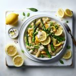 Zesty One-Pot Creamy Lemon Asparagus Pasta Delight