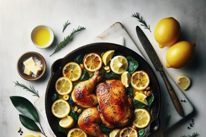Zesty Skillet Lemon Butter Chicken: A Flavorful Feast