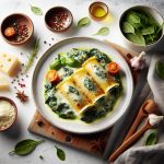 Indulge in Creamy Spinach and Ricotta Cannelloni Delight