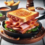 Sizzling Fried Turkey Bologna Sandwich: A Crispy Delight