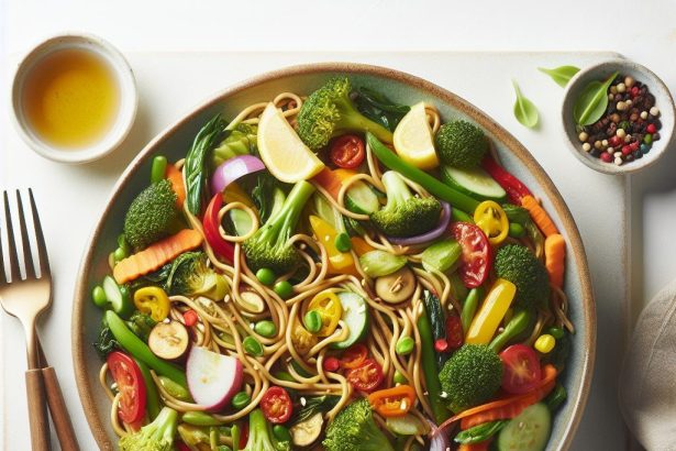 Wholesome Veggie Lo Mein: A Flavorful Noodle Delight