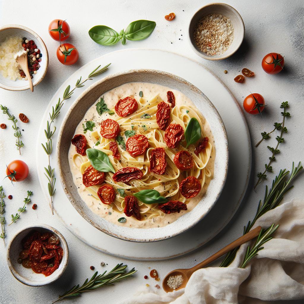 Savor the Flavors: Creamy Sun Dried Tomato Pasta Delight