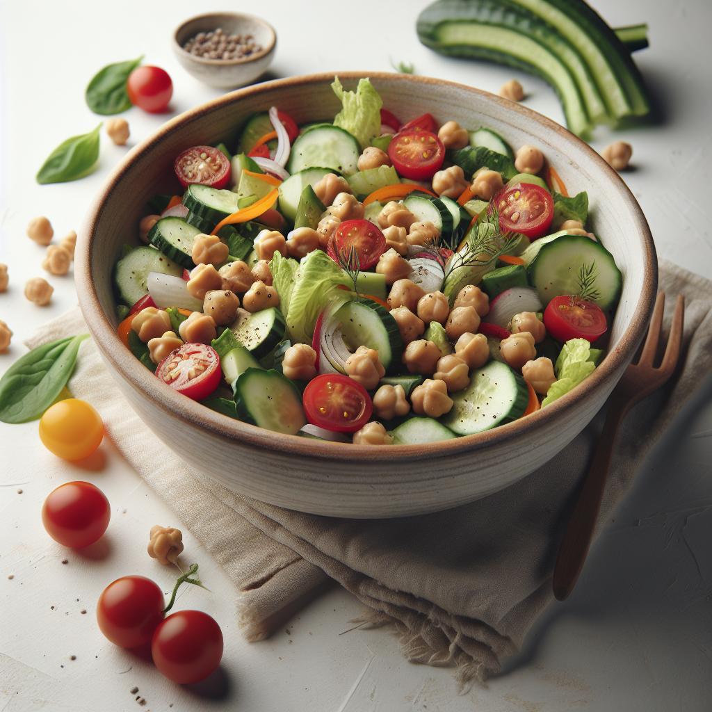 Chickpea Salad Magic: A Nutritious Twist on Classic Greens