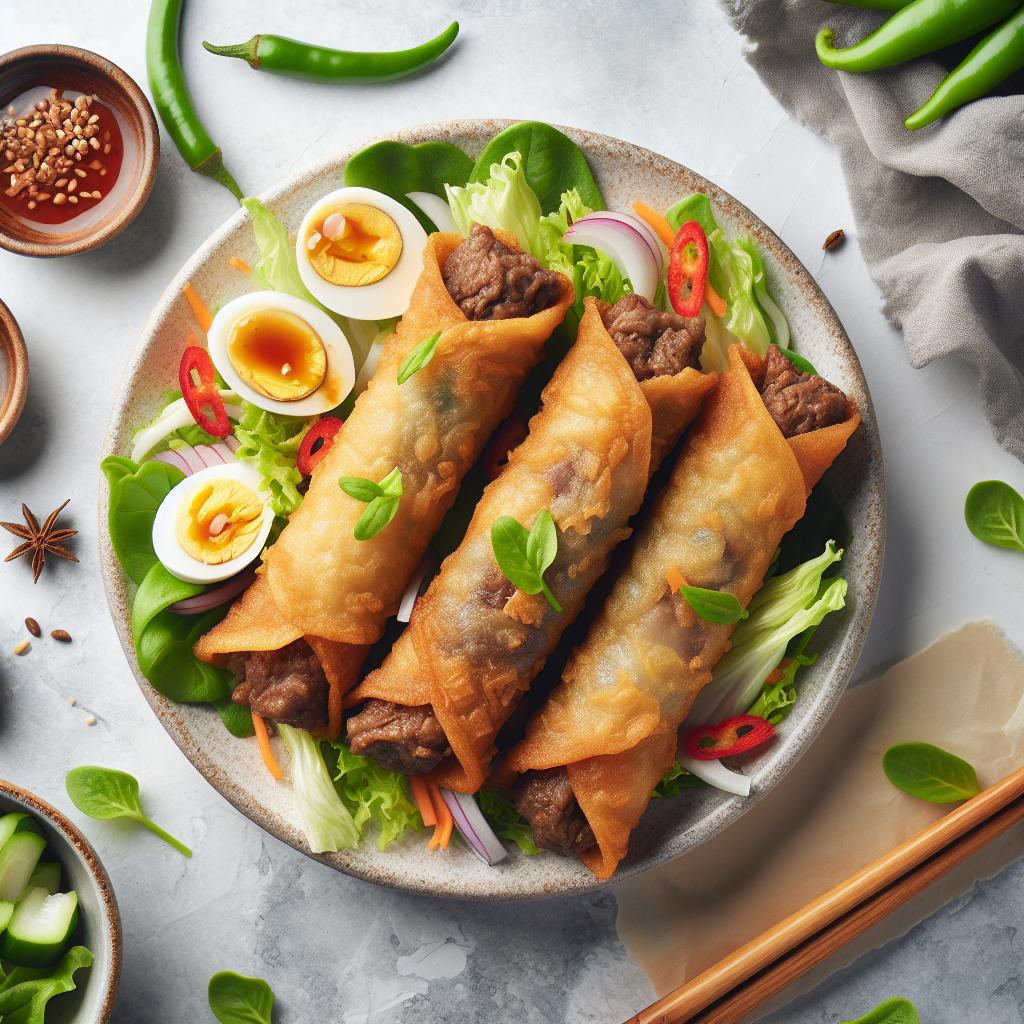 Crispy Beef Egg Rolls: A Savory Twist on a Classic Snack