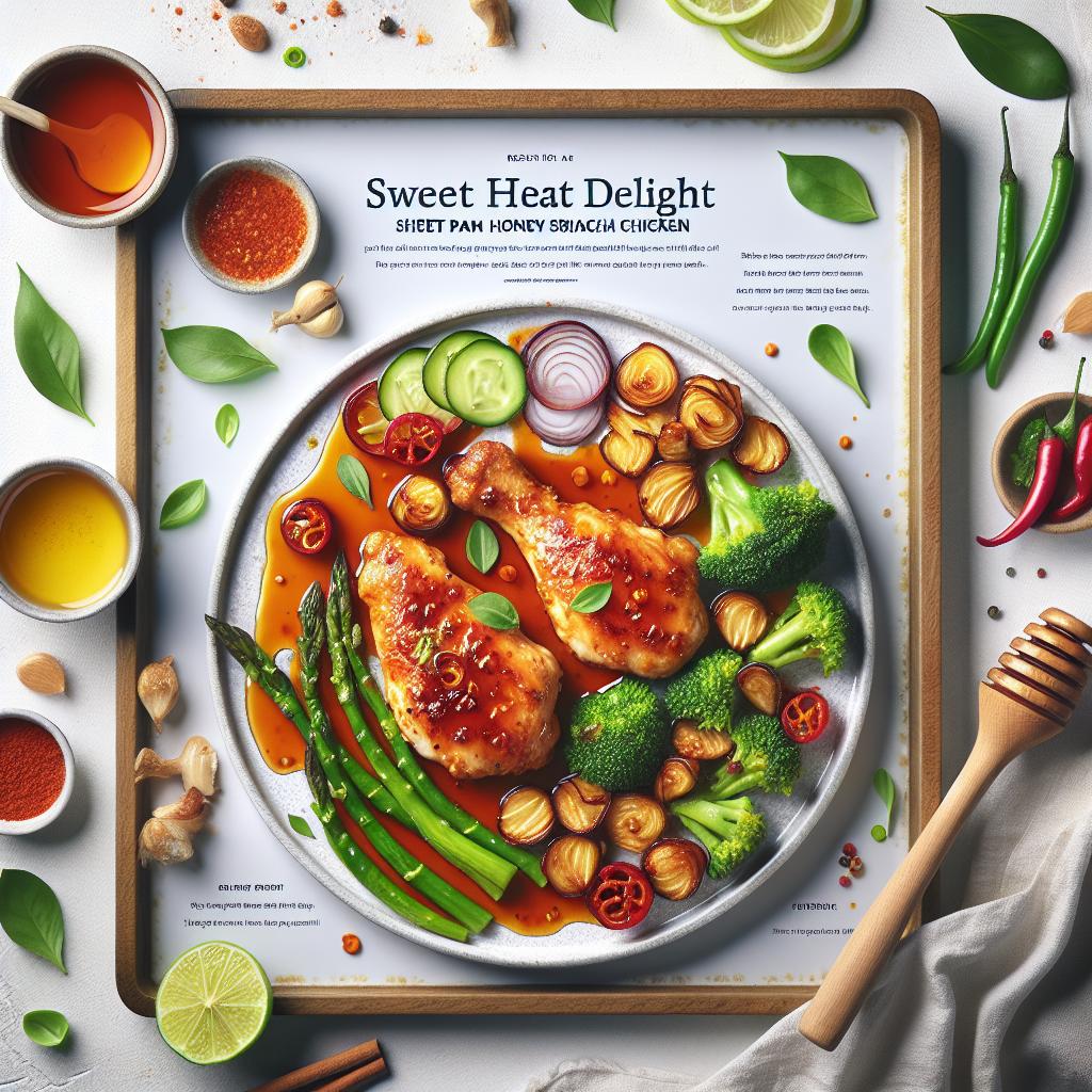 Sweet Heat Delight: Sheet Pan Honey Sriracha Chicken Recipe