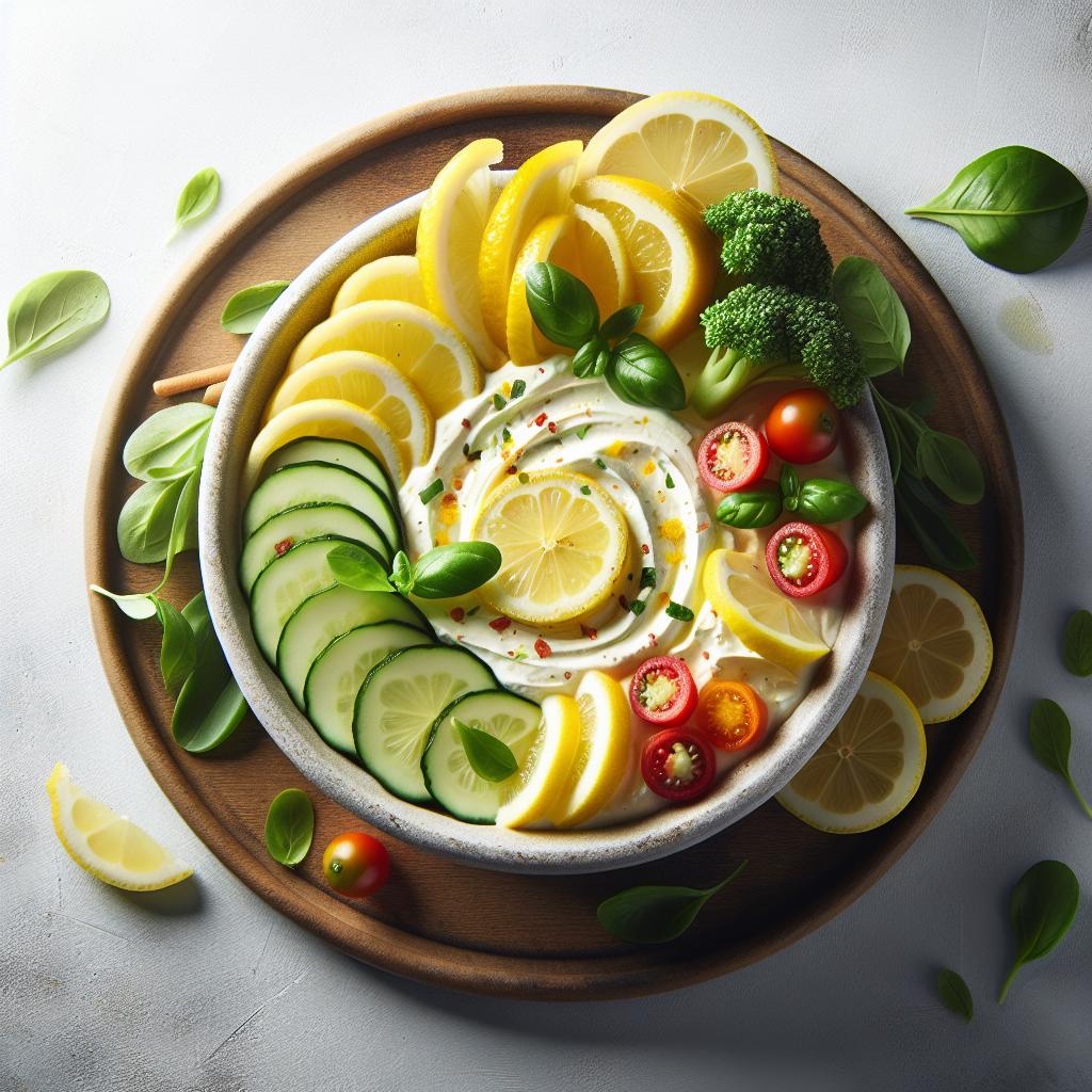 Zesty Lemon Dip: Brighten Your Snacks with Tangy Twist