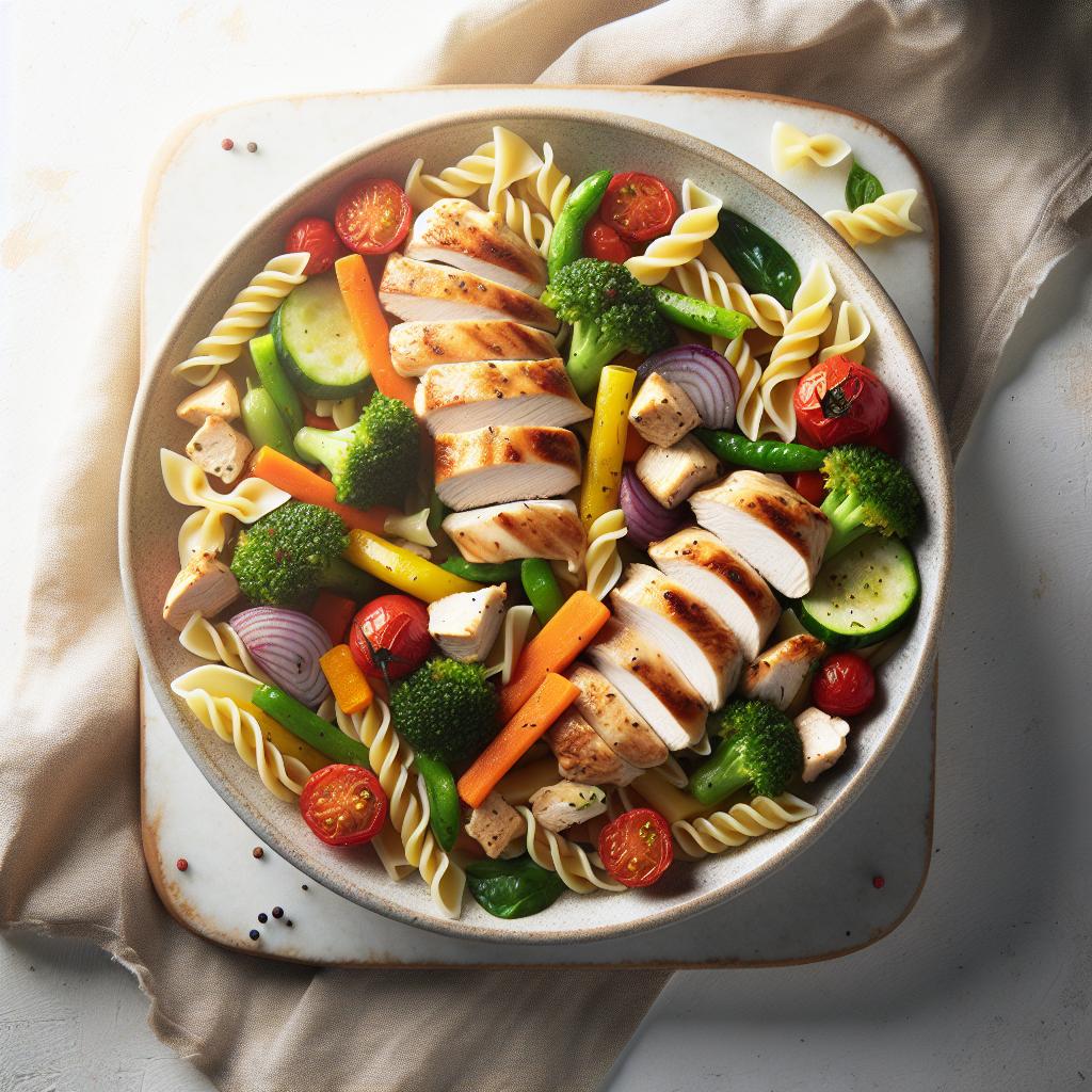 Wholesome Chicken & Veggie Pasta: A Flavorful Feast