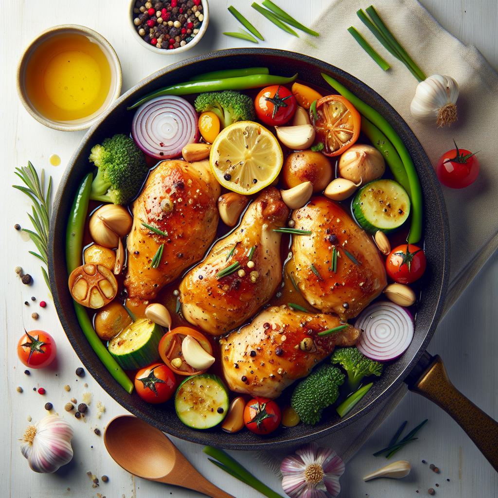 One-Pan Delight: Honey Garlic Chicken Made Easy & Tasty