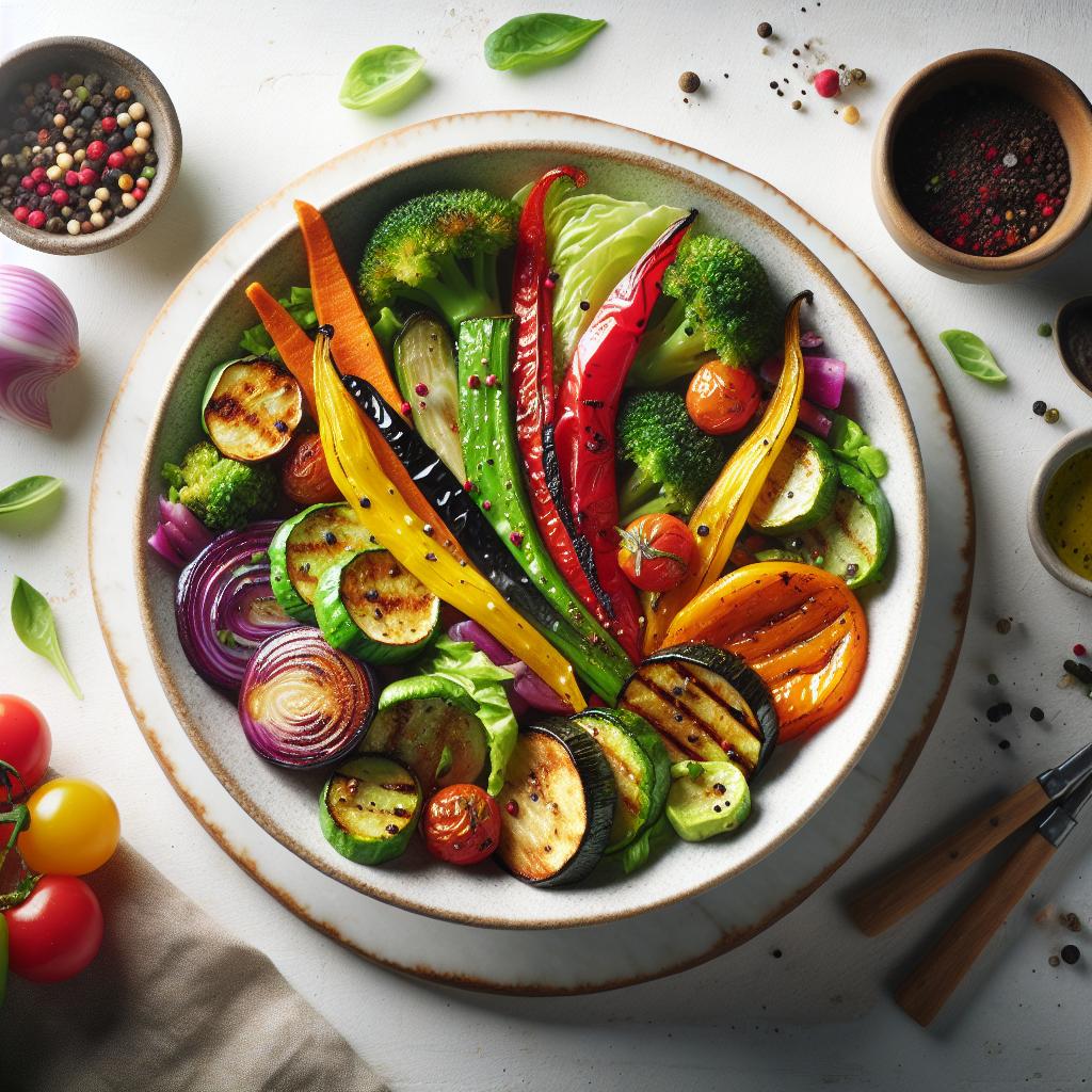 Colorful Roasted Vegetable Bowl: A Nourishing Flavor Boost