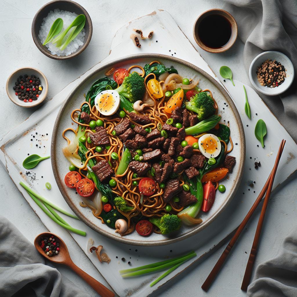 Sizzling Beef Stir Fry Noodles: A Flavorful Quick Dinner