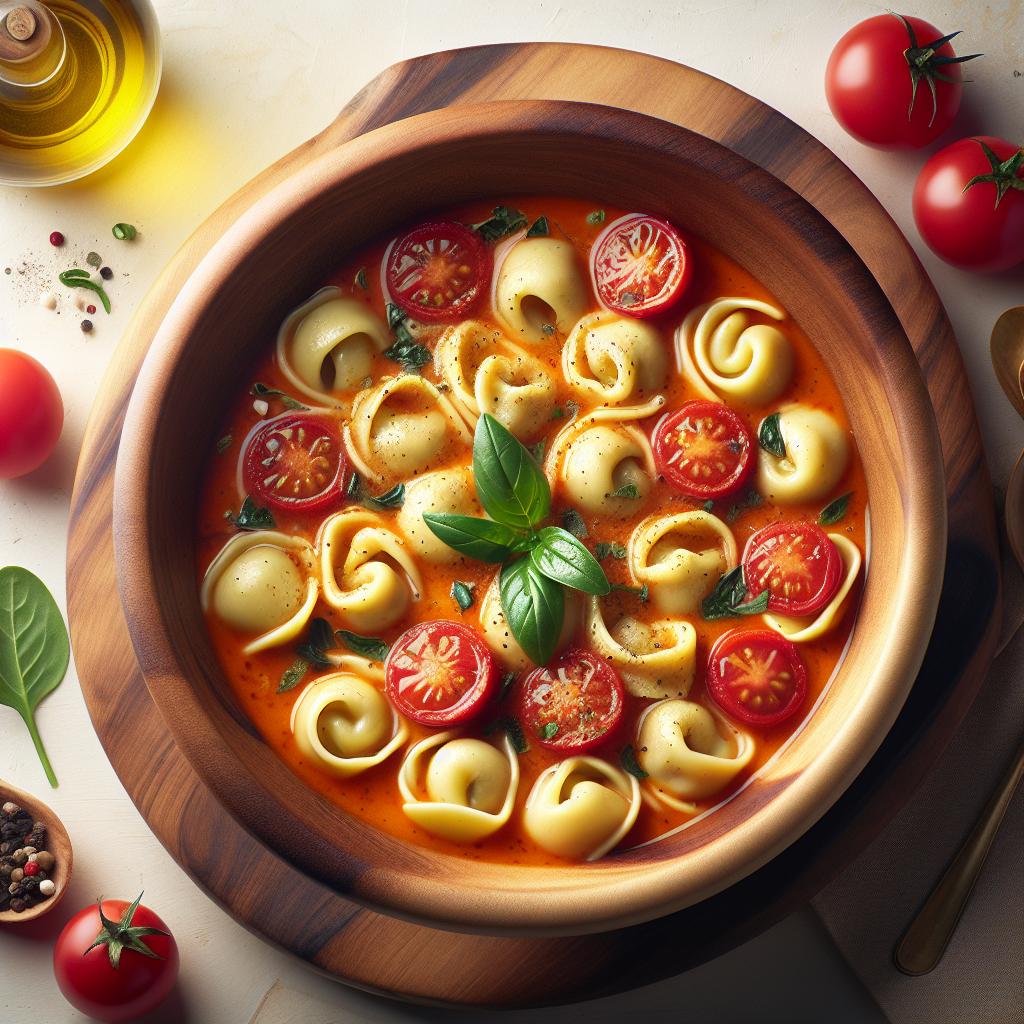 Comfort in a Bowl: Creamy Tomato Tortellini Soup Recipe
