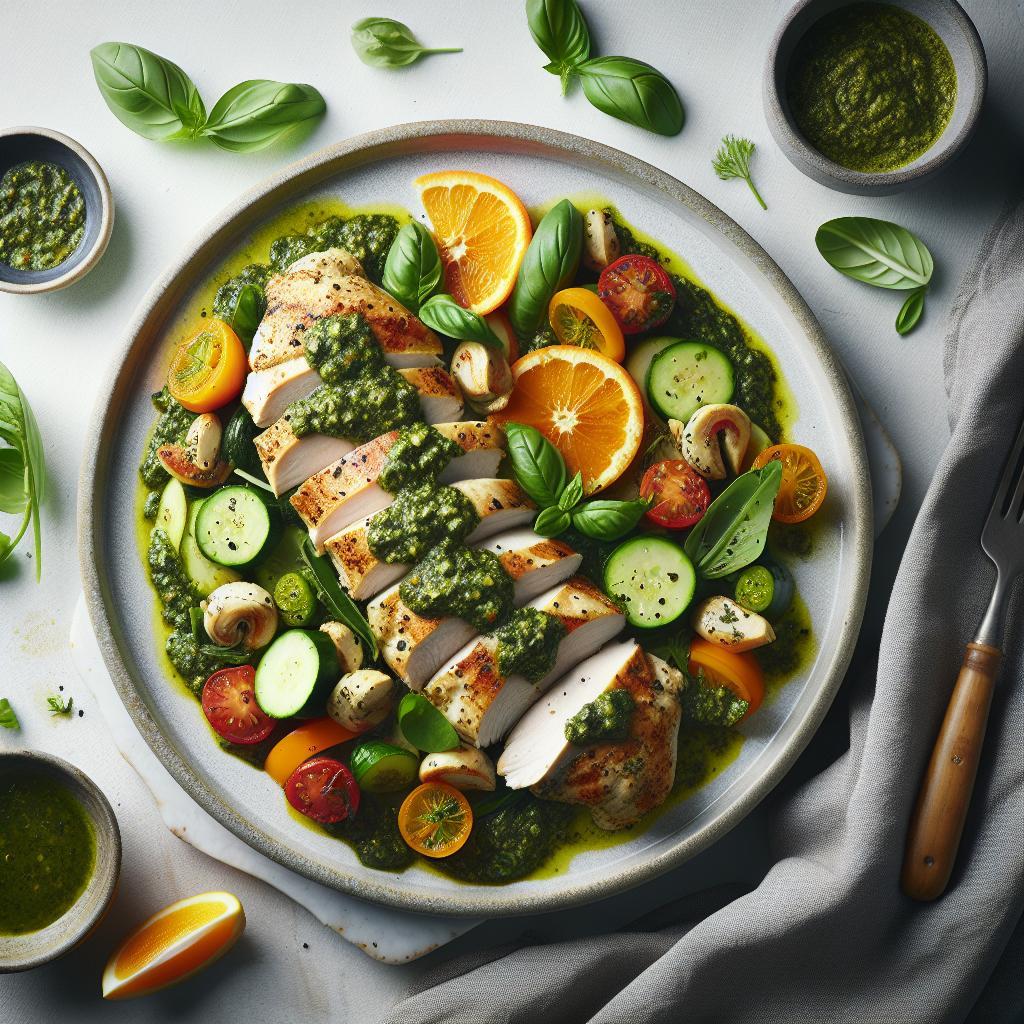 Fresh and Easy: Mastering Simple Pesto Chicken Delight