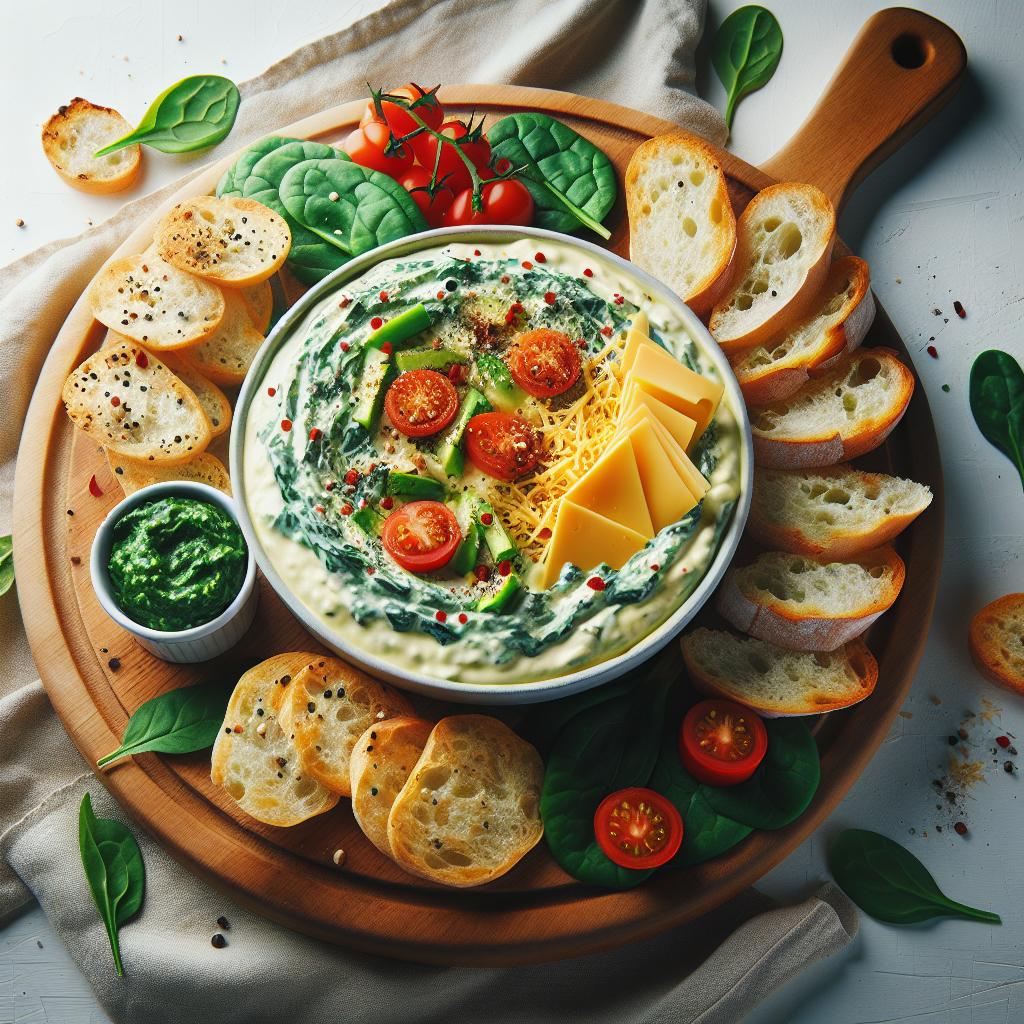Creamy Cheesy Spinach Dip: A Perfect Party Starter Recipe