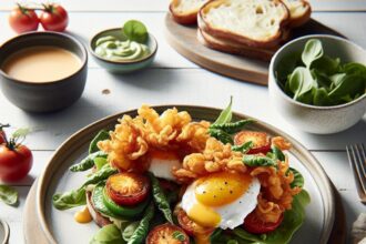 Crispy Delights: The Art of Fried Green Tomato Benedict