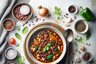 Hearty Beef and Bean Soup: A Comfort Bowl of Flavor