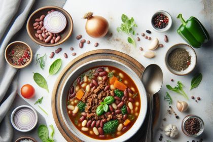 Hearty Beef and Bean Soup: A Comfort Bowl of Flavor