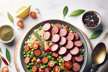 Savor Hoppin’ John with Smoky Turkey Sausage Twist