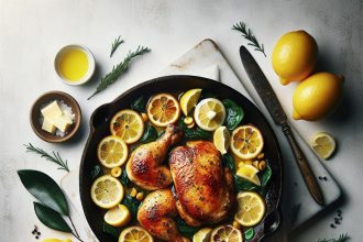 Zesty Skillet Lemon Butter Chicken: A Flavorful Feast