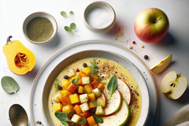 Warm Up with Creamy Roasted Squash and Apple Soup Delight